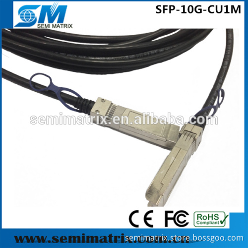 1 meter length 10G SFP+ Passive Twinax Copper Direct Attach Cable